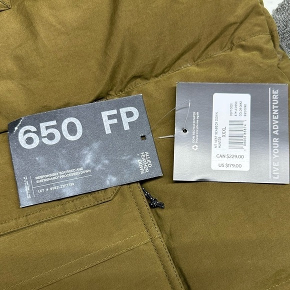 Eddie Bauer Seabeck Down Vest Men's T3XL - Picture 7 of 11